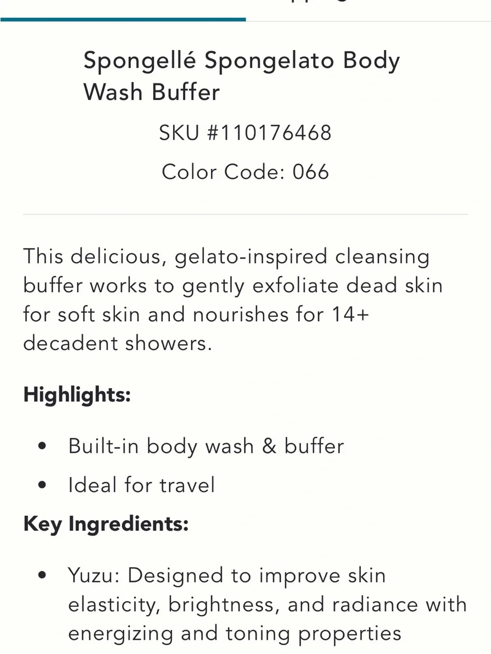 Spongellé Pink Frutti Di Bosco Body Wash Infused Buffer